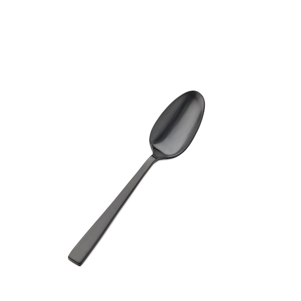 Bon Chef Roman, Teaspoon, Matte Finish, 18/10, 6.25" - Black Matte , set of 12 S3700BM - main